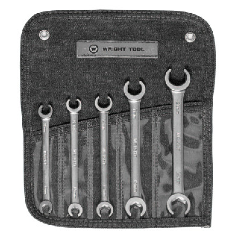 5PC. FLARE NUT WRENCH SET 9-11MM- 10--WRIGHT TOOL ***-875-744