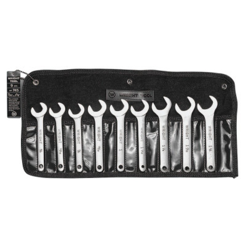 9PC SERVICE WRENCH SET 3/4"-1-1/4" 30DEG. ANGL-WRIGHT TOOL ***-875-745