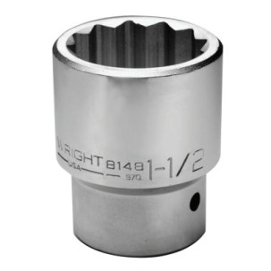 1-3/16" 1"DR 12-PT. STANDARD SOCKET-WRIGHT TOOL ***-875-8138