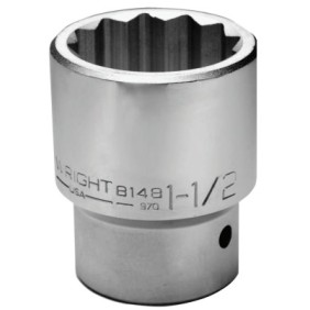 1-1/2" 1"DR 12 PT STD SOCKET-WRIGHT TOOL ***-875-8148