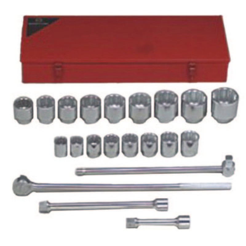 1"DR 21PC SOCKET SET-WRIGHT TOOL ***-875-821