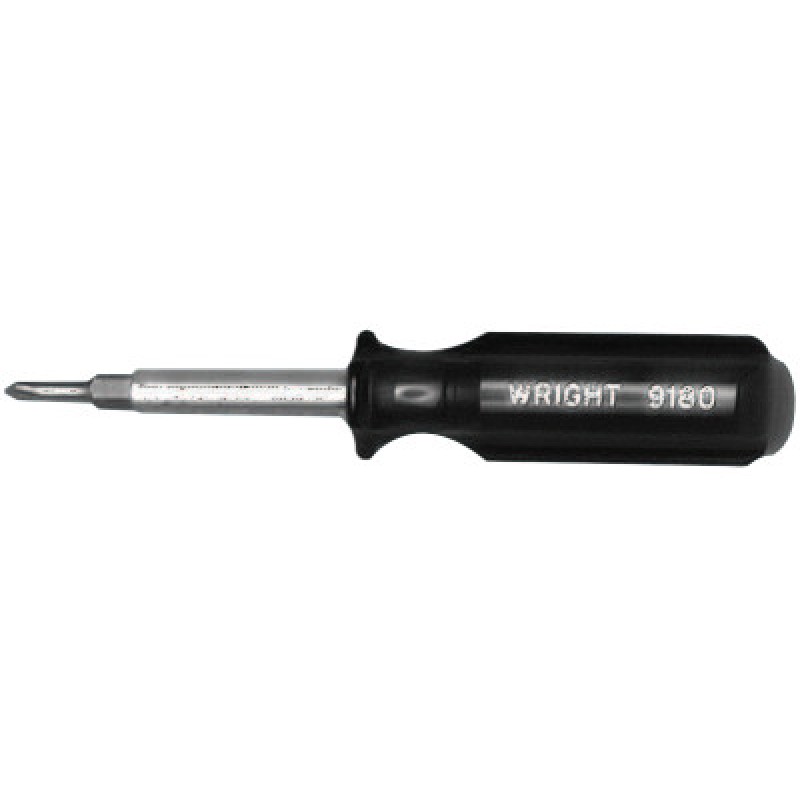 FOUR-WAY FLIP SCREWDRIVER IN DISPLAY-WRIGHT TOOL ***-875-9180