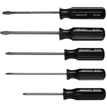 5-PC. SCREWDRIVER SET9122-9135-WRIGHT TOOL ***-875-9475