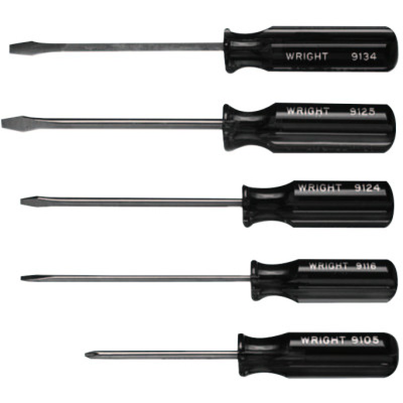 5-PC. SCREWDRIVER SET9122-9135-WRIGHT TOOL ***-875-9475