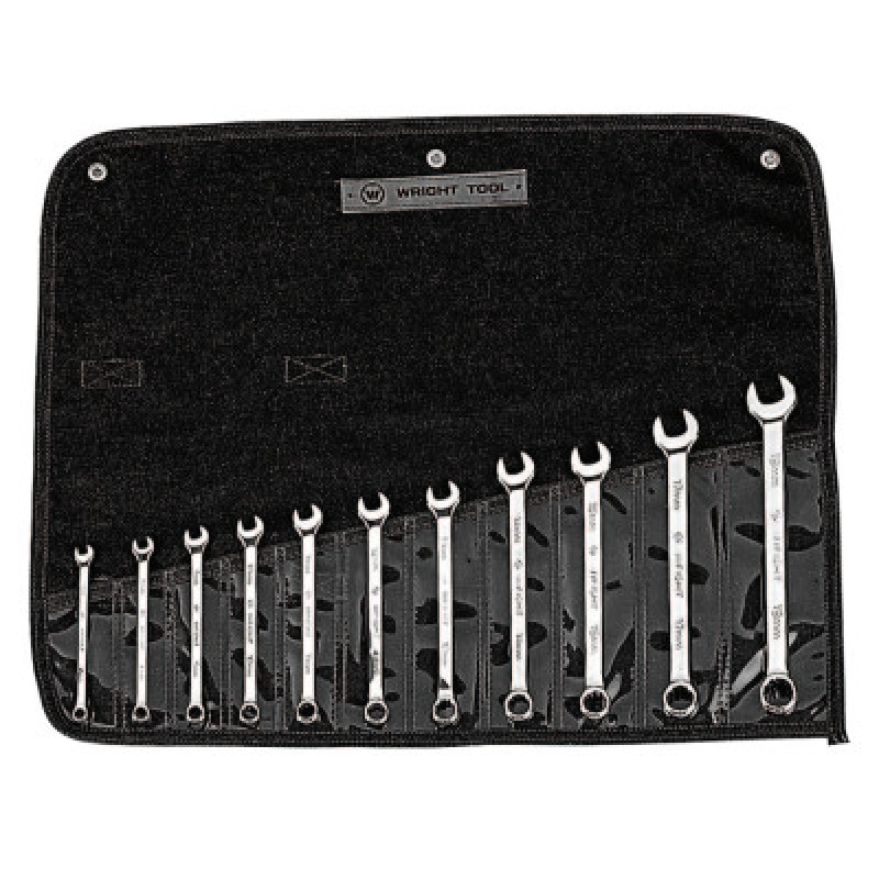 11-PC. METRIC COMBINATION WRENCH SET 7MM-19MM-12-WRIGHT TOOL ***-875-950