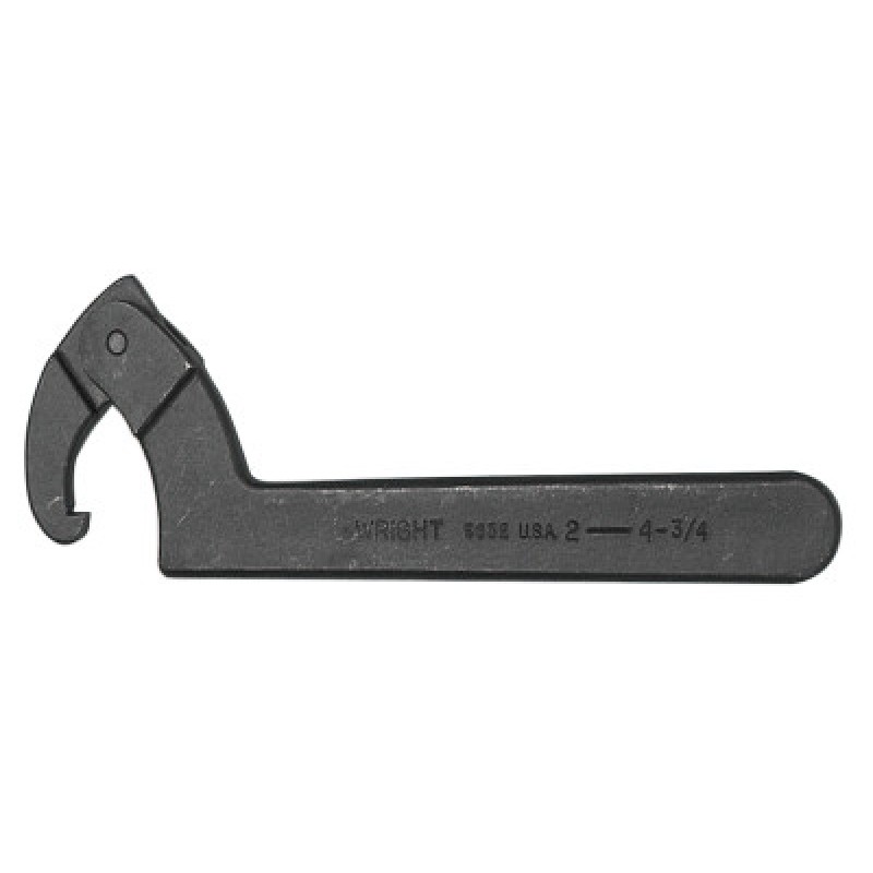 6-1/8"-8-3/4" BLACK ADJUSTABLE HOOK SPANNER WRE-WRIGHT TOOL ***-875-9634