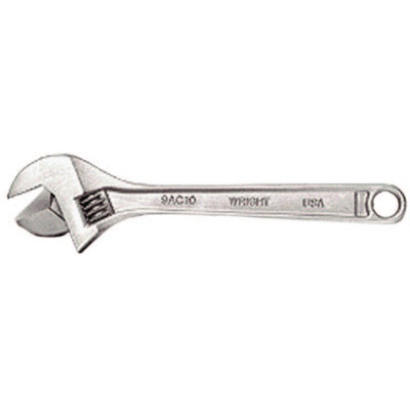 10" CHROME ADJUSTABLE WRENCH OLD # 9411-WRIGHT TOOL ***-875-9AC10