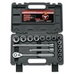 16PC. 1/2"DR. SOCKET SET-WRIGHT TOOL ***-875-A41