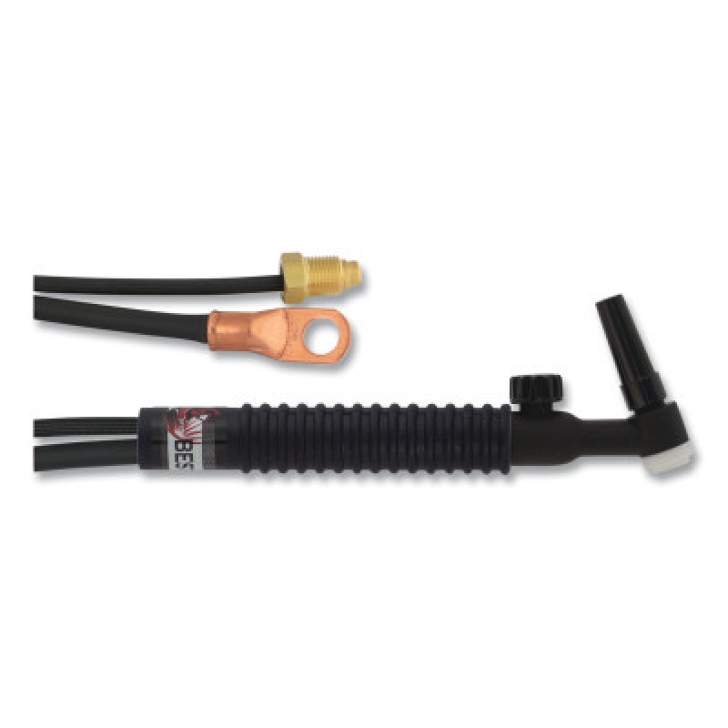 TIG TORCH ASSY W/VALVE 25'-ORS NASCO-900-9V-25-2
