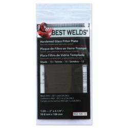 BW-2X4-1/4 #13 GLASS  FILTER PLATE-ORS NASCO-901-932-105-13