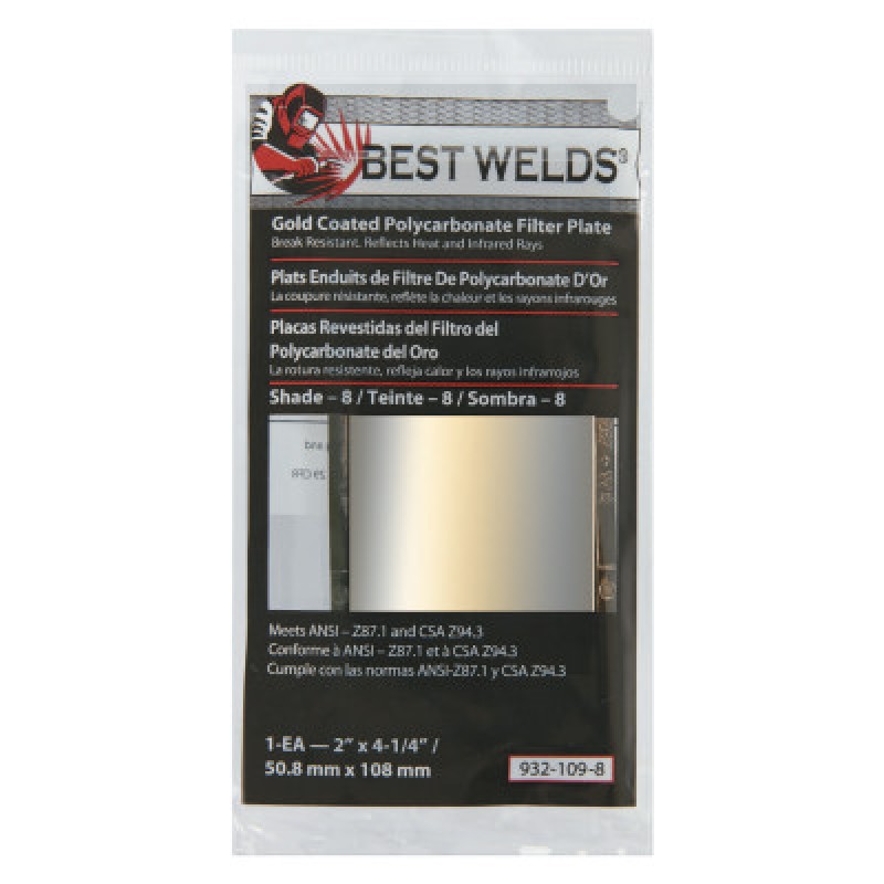BW-2X4-1/4 #8 GC POLY FILTER PLATE-ORS NASCO-901-932-109-8