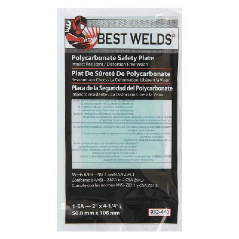 BW-2X4.25 POLYCARBONATESAFETY PLATE-ORS NASCO-901-932-440