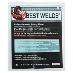 BW-4-1/2X5-1/4 POLYC ARBONATE SAFETY PLATE-ORS NASCO-901-932-442
