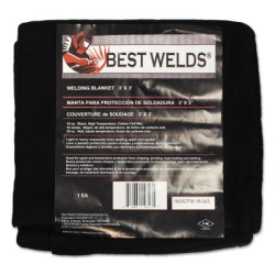 BW BLANKET 24OZ ACRYLICCOATED GLASS 6X8 BLACK-ORS NASCO-902-AC2300-24-6X8BLK