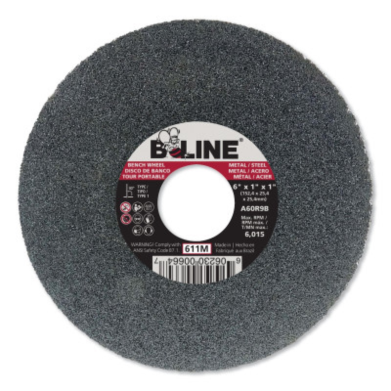 6 X 1 X 1 B-LINE T1 BENCH WHEEL  A60R9B  MED-ORS NASCO-903-611M