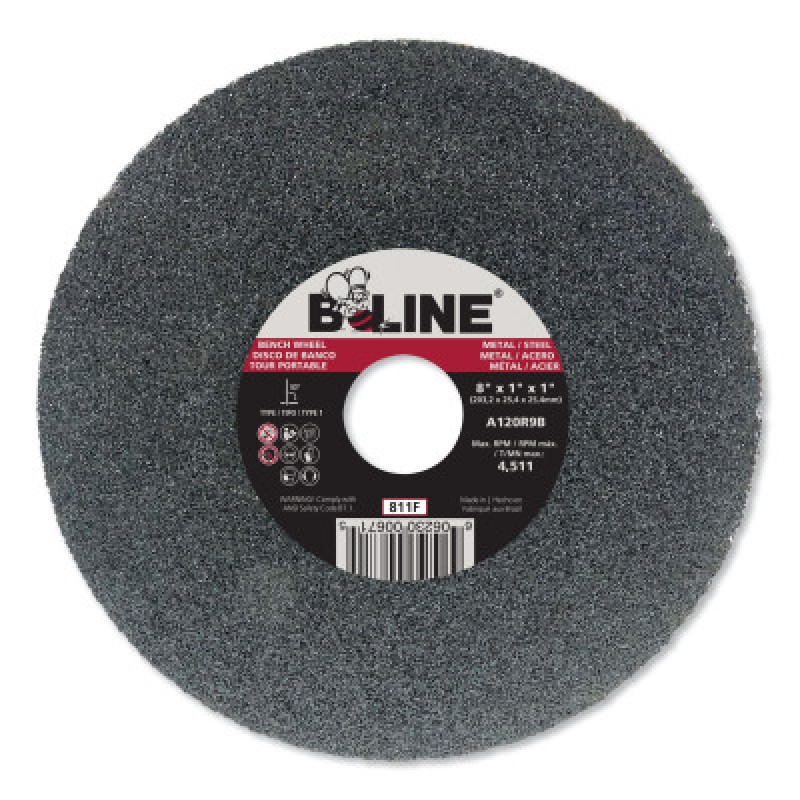 8 X 1 X 1 B-LINE T1 BENCH WHEEL  A120R9B  FIN-ORS NASCO-903-811F