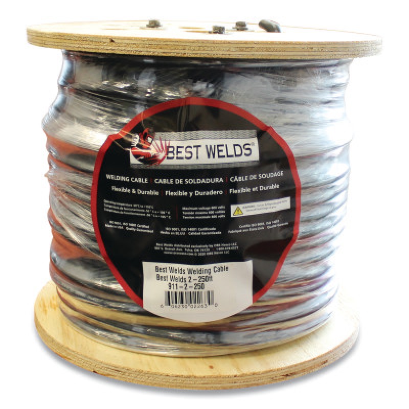 WELD CABLE 6AWG 250' RL-ORS NASCO-911-6-250