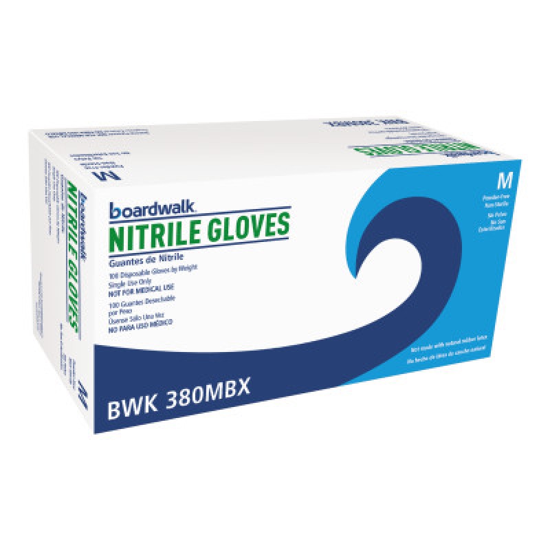 GLOVES NITRILE PF BK CT/1000-ESSENDANT-088-396LCT